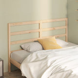 Bed Headboard 126X4X100 Cm Solid Wood Pine