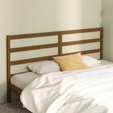 Bed Headboard 126X4X100 Cm Solid Wood Pine