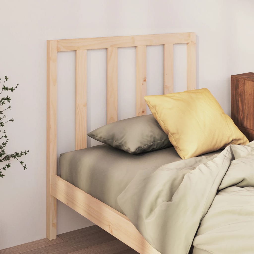 Bed Headboard 95X4X100 Cm Solid Wood Pine