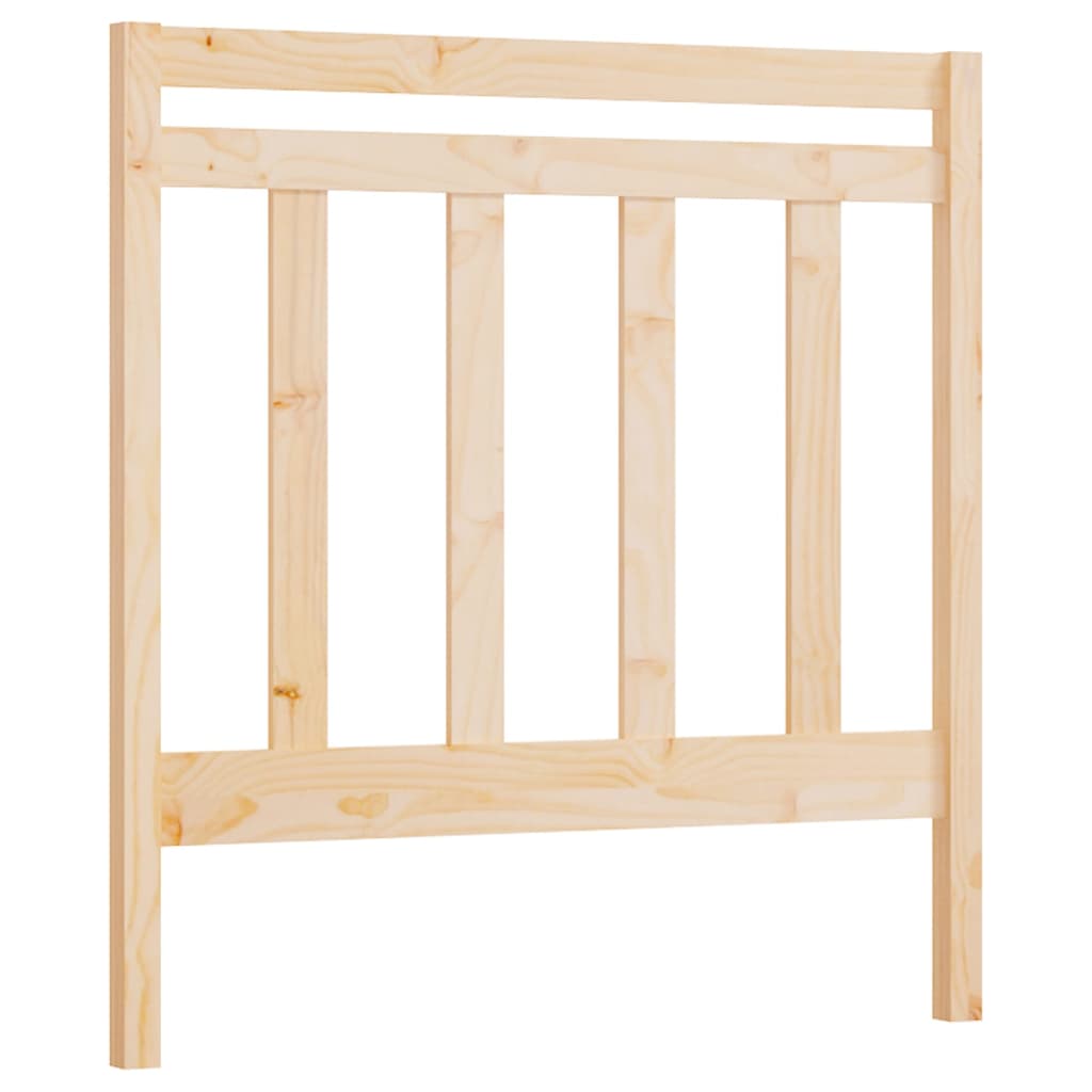Bed Headboard 96X4X100 Cm Solid Wood Pine