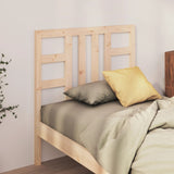 Bed Headboard 106X4X100 Cm Solid Wood Pine