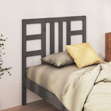 Bed Headboard 106X4X100 Cm Solid Wood Pine