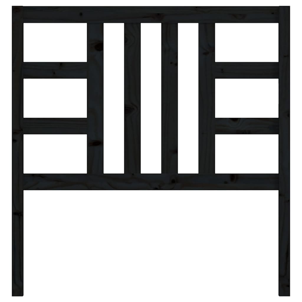 Bed Headboard 106X4X100 Cm Solid Wood Pine