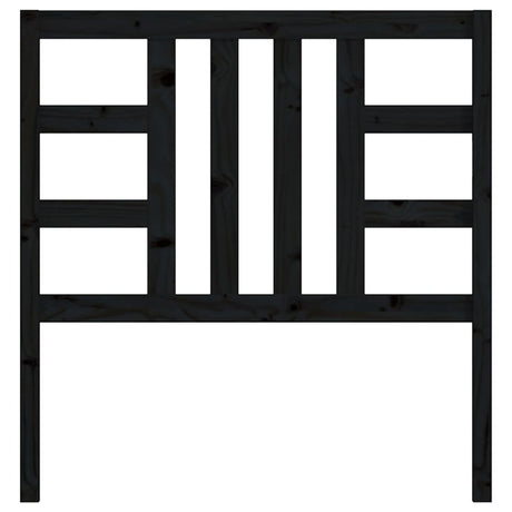 Bed Headboard 106X4X100 Cm Solid Wood Pine