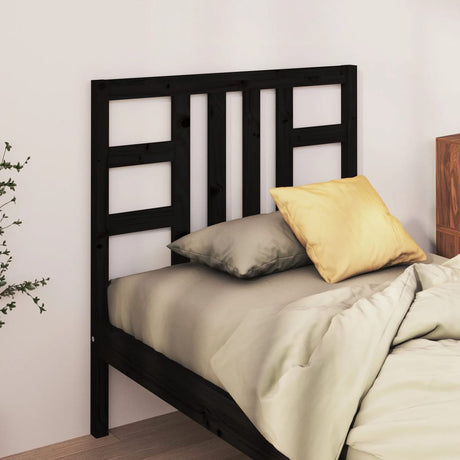 Bed Headboard 106X4X100 Cm Solid Wood Pine