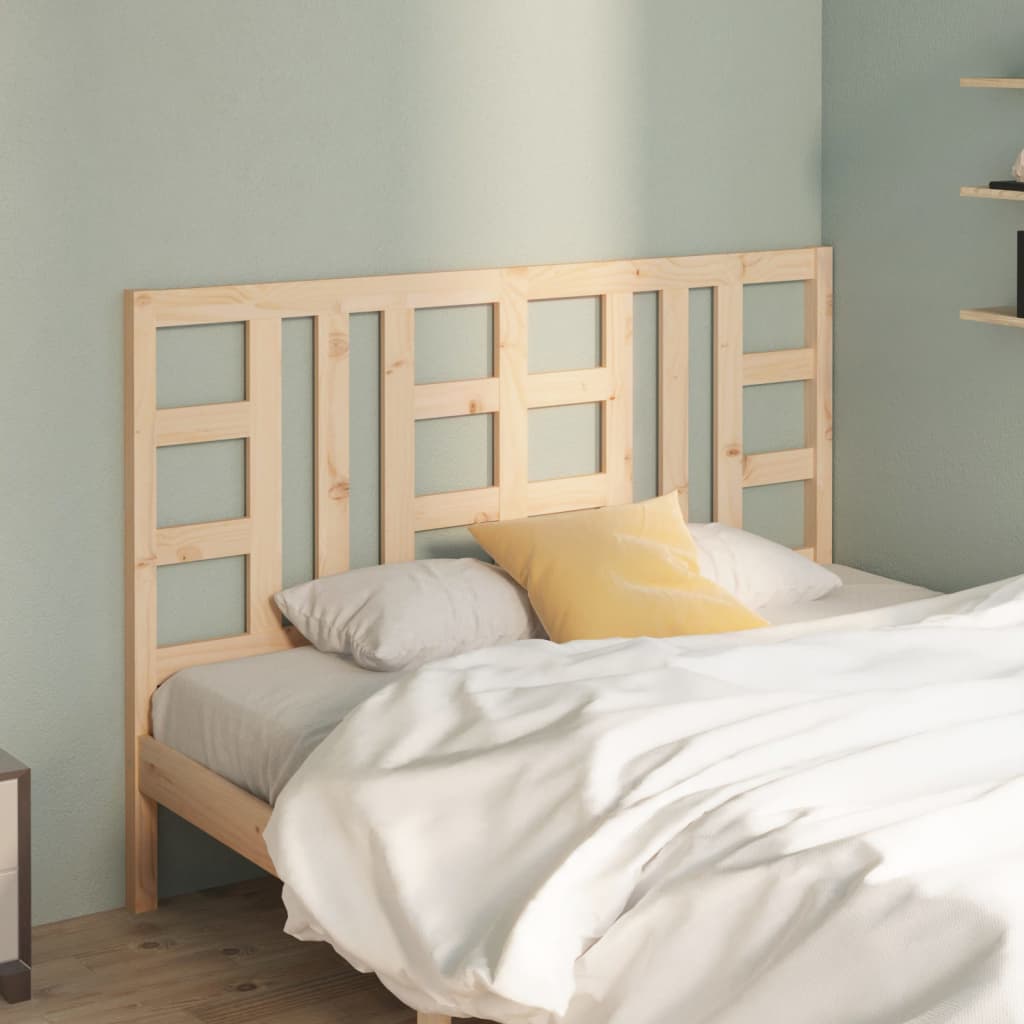Bed Headboard 106X4X100 Cm Solid Wood Pine