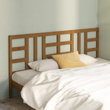 Bed Headboard 106X4X100 Cm Solid Wood Pine