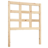 Bed Headboard 80.5X4X100 Cm Solid Wood Pine