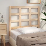 Bed Headboard 80.5X4X100 Cm Solid Wood Pine