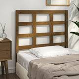 Bed Headboard 80.5X4X100 Cm Solid Wood Pine