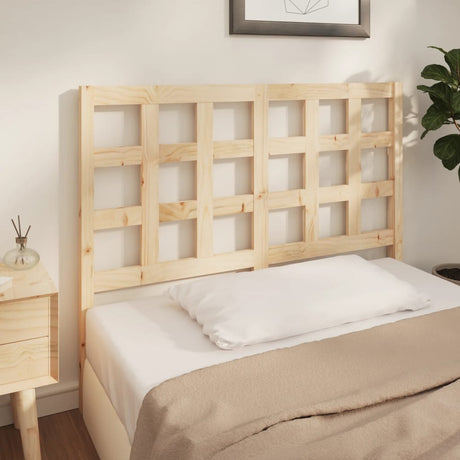 Bed Headboard 80.5X4X100 Cm Solid Wood Pine