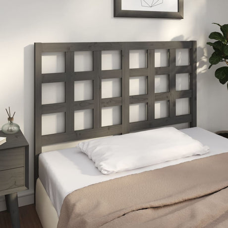 Bed Headboard 80.5X4X100 Cm Solid Wood Pine