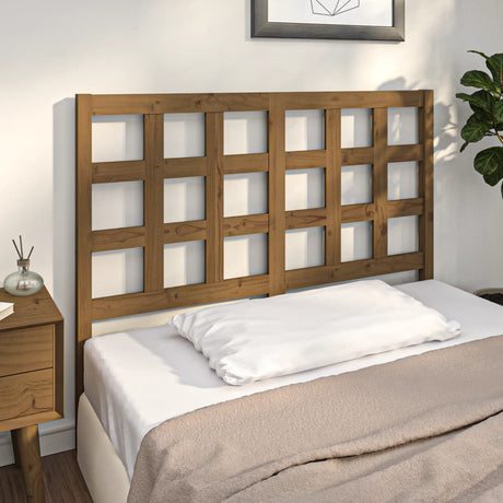 Bed Headboard 80.5X4X100 Cm Solid Wood Pine