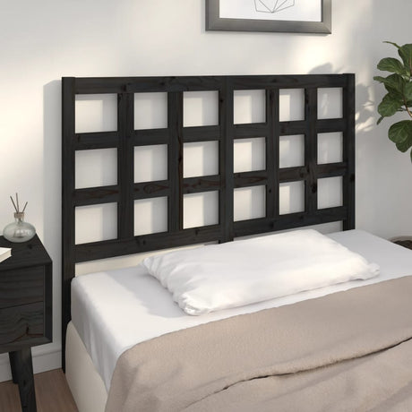 Bed Headboard 80.5X4X100 Cm Solid Wood Pine