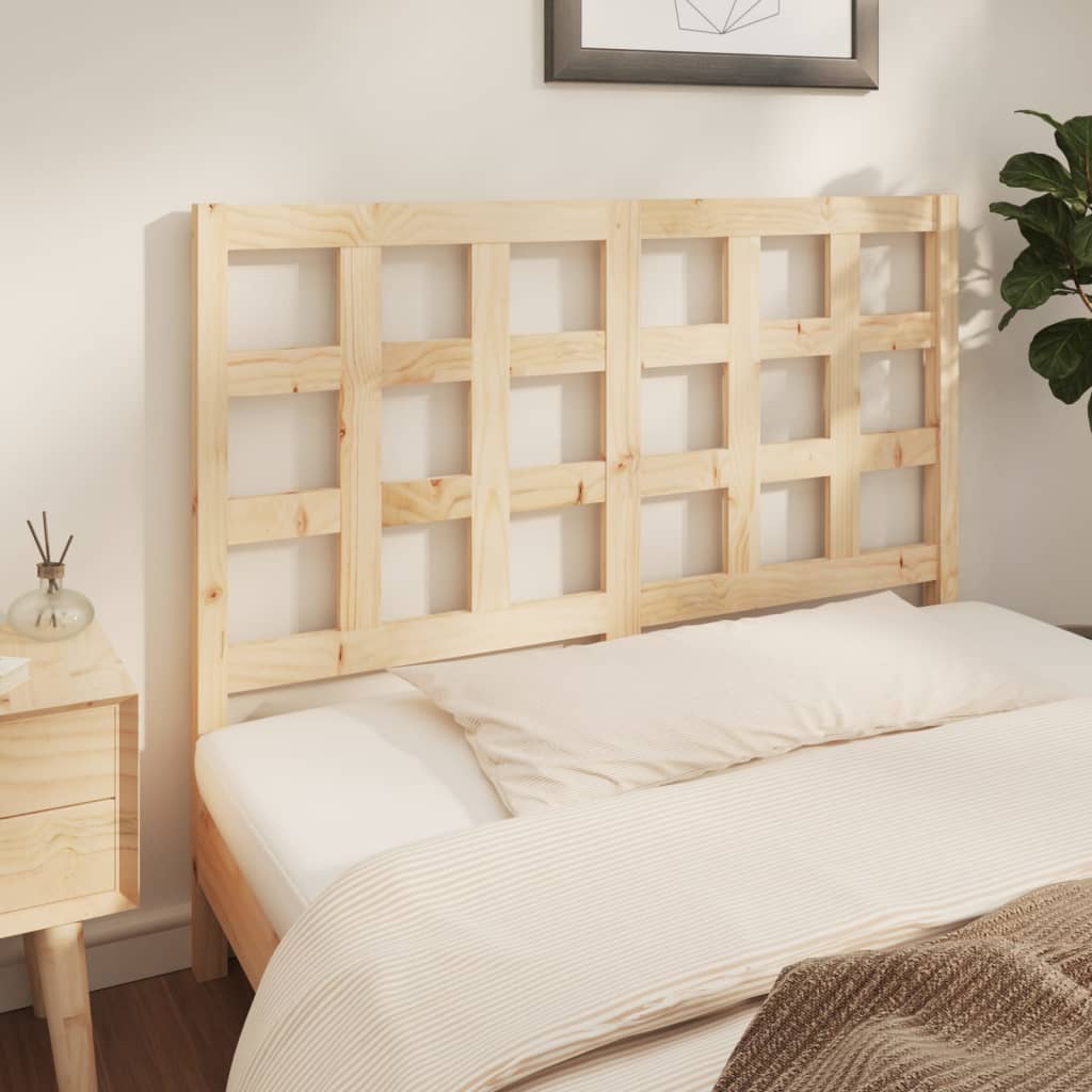 Bed Headboard 80.5X4X100 Cm Solid Wood Pine