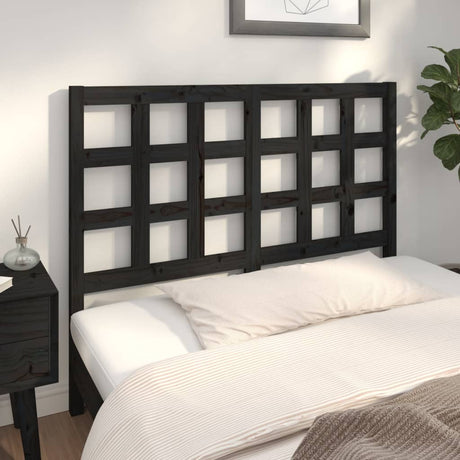 Bed Headboard 80.5X4X100 Cm Solid Wood Pine