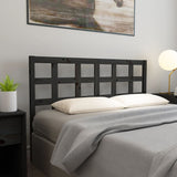 Bed Headboard 80.5X4X100 Cm Solid Wood Pine