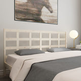 Bed Headboard 80.5X4X100 Cm Solid Wood Pine