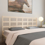Bed Headboard 80.5X4X100 Cm Solid Wood Pine