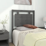 Bed Headboard 105.5X4X100 Cm Solid Pine Wood
