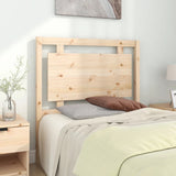 Bed Headboard 105.5X4X100 Cm Solid Pine Wood