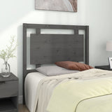 Bed Headboard 105.5X4X100 Cm Solid Pine Wood