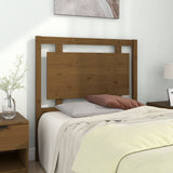 Bed Headboard 105.5X4X100 Cm Solid Pine Wood