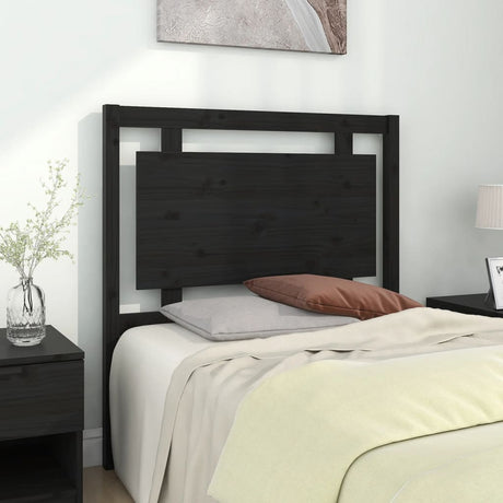 Bed Headboard 105.5X4X100 Cm Solid Pine Wood