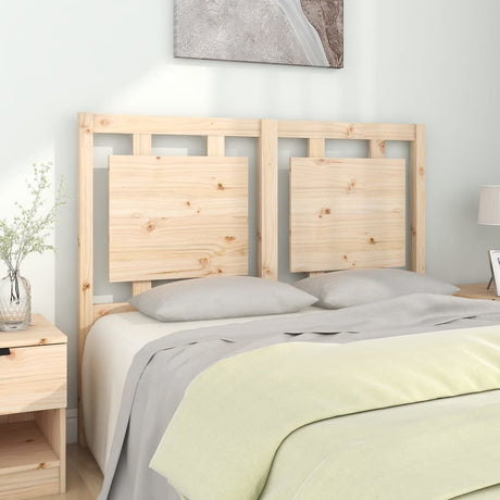 Bed Headboard 105.5X4X100 Cm Solid Pine Wood