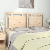 Bed Headboard 105.5X4X100 Cm Solid Pine Wood