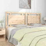 Bed Headboard 105.5X4X100 Cm Solid Pine Wood