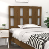 Bed Headboard 80.5X4X100 Cm Solid Wood Pine