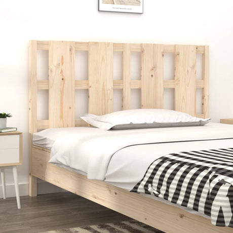 Bed Headboard 80.5X4X100 Cm Solid Wood Pine