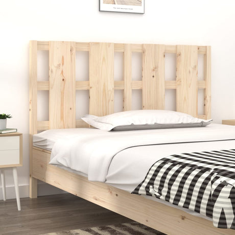 Bed Headboard 80.5X4X100 Cm Solid Wood Pine
