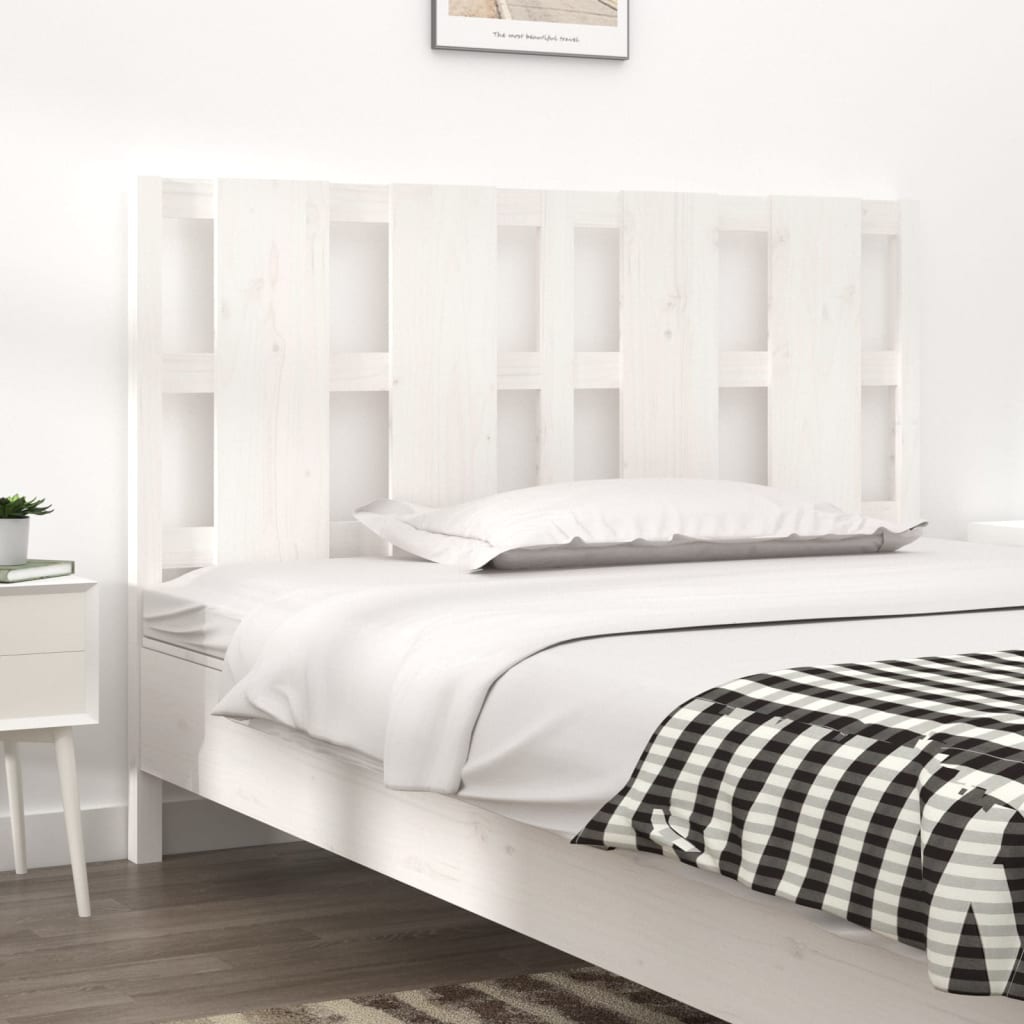 Bed Headboard 80.5X4X100 Cm Solid Wood Pine