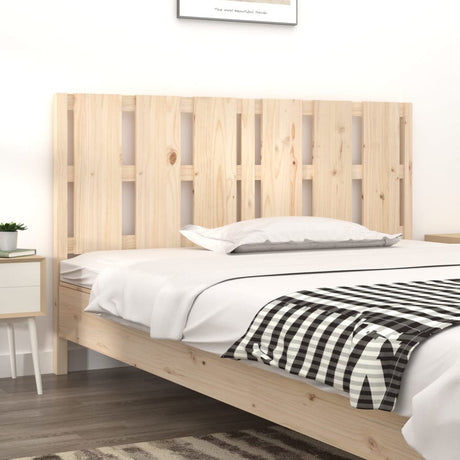 Bed Headboard 80.5X4X100 Cm Solid Wood Pine