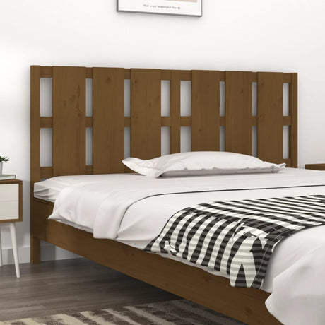 Bed Headboard 80.5X4X100 Cm Solid Wood Pine