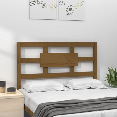 Bed Headboard 80.5X4X100 Cm Solid Wood Pine