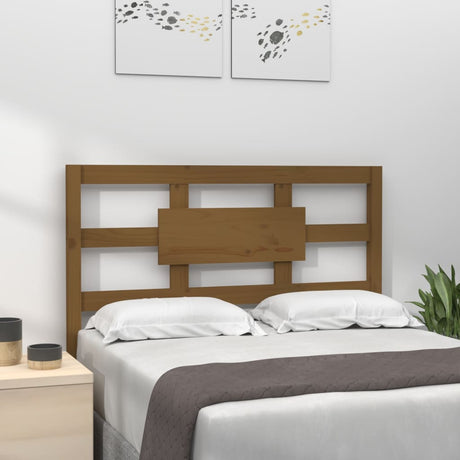 Bed Headboard 80.5X4X100 Cm Solid Wood Pine