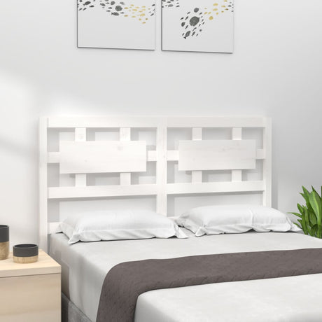 Bed Headboard 80.5X4X100 Cm Solid Wood Pine