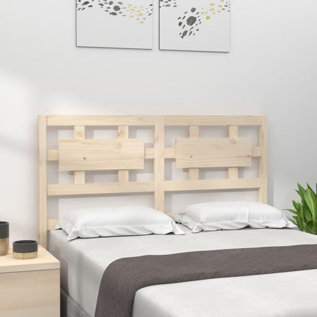 Bed Headboard 80.5X4X100 Cm Solid Wood Pine