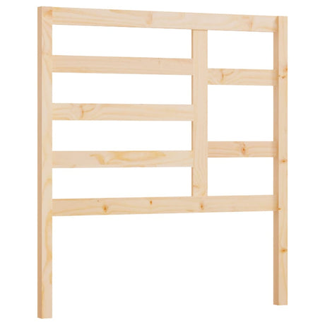 Bed Headboard 81X4X104 Cm Solid Wood Pine