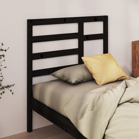 Bed Headboard 81X4X104 Cm Solid Wood Pine