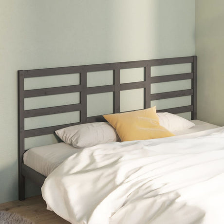 Bed Headboard 81X4X104 Cm Solid Wood Pine