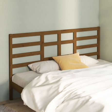 Bed Headboard 81X4X104 Cm Solid Wood Pine