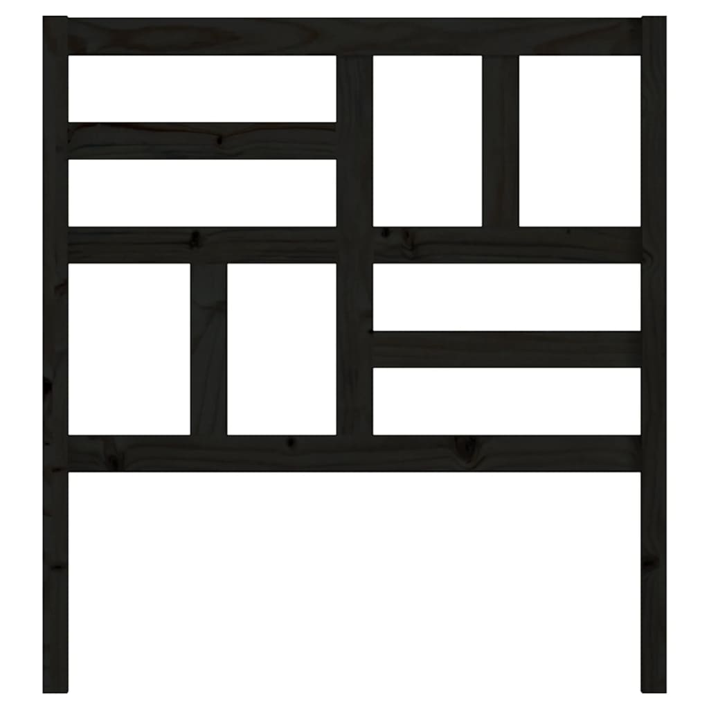 Bed Headboard 81X4X104 Cm Solid Wood Pine