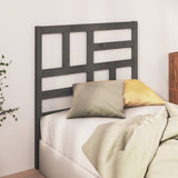 Bed Headboard 81X4X104 Cm Solid Wood Pine