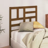 Bed Headboard 81X4X104 Cm Solid Wood Pine