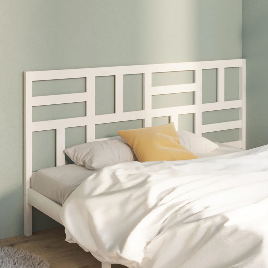 Bed Headboard 81X4X104 Cm Solid Wood Pine