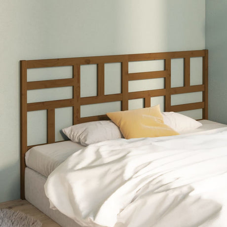 Bed Headboard 81X4X104 Cm Solid Wood Pine